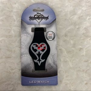 Disney Kingdom Hearts LED watch Rubber Band NWT